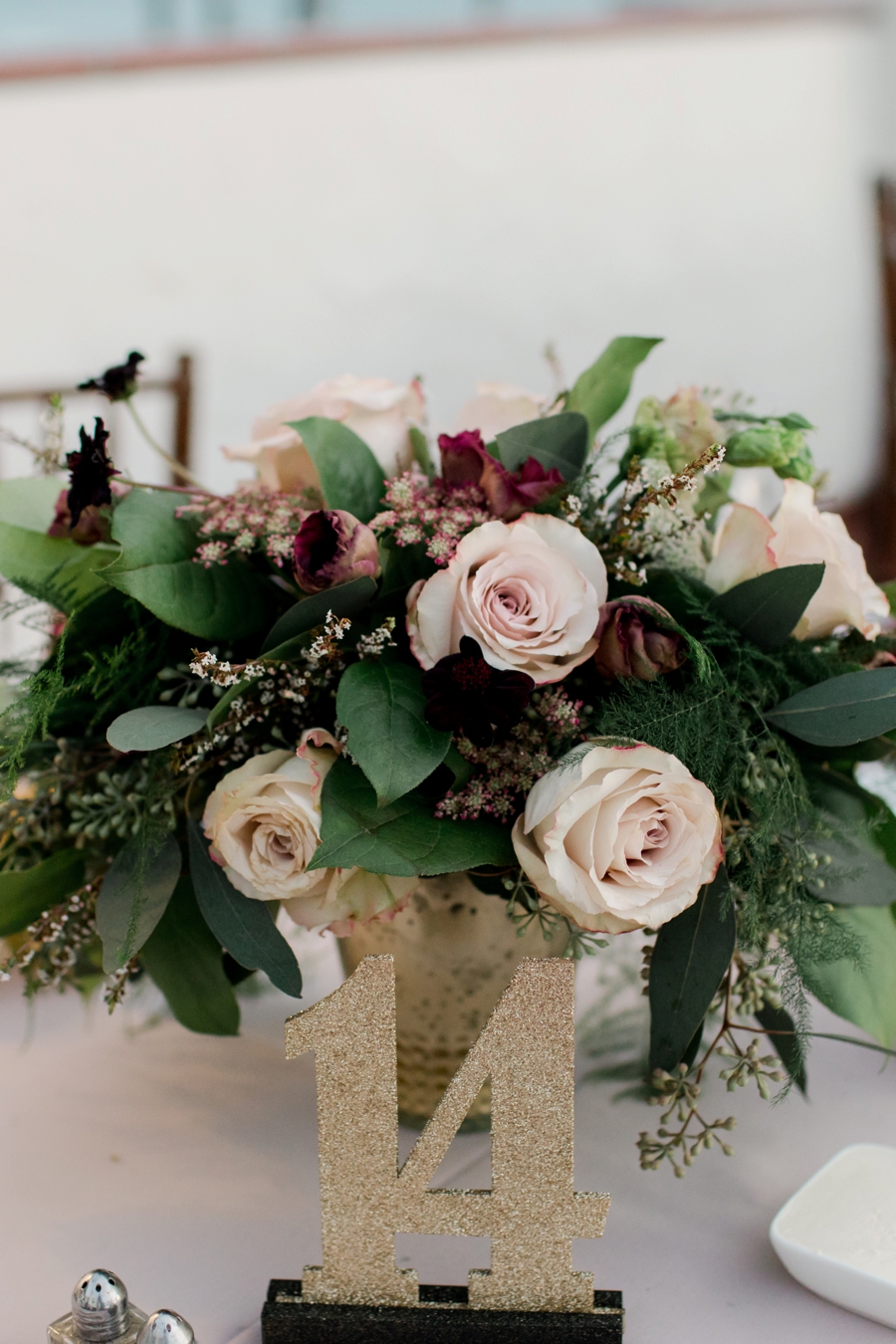 A Blush & Burgundy San Clemente Wedding via TheELD.com