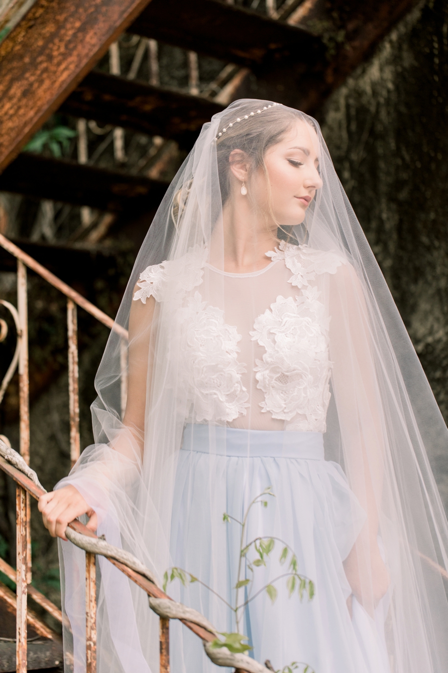 Organic Wedding Inspiration in Lavender and Blue via TheELD.com