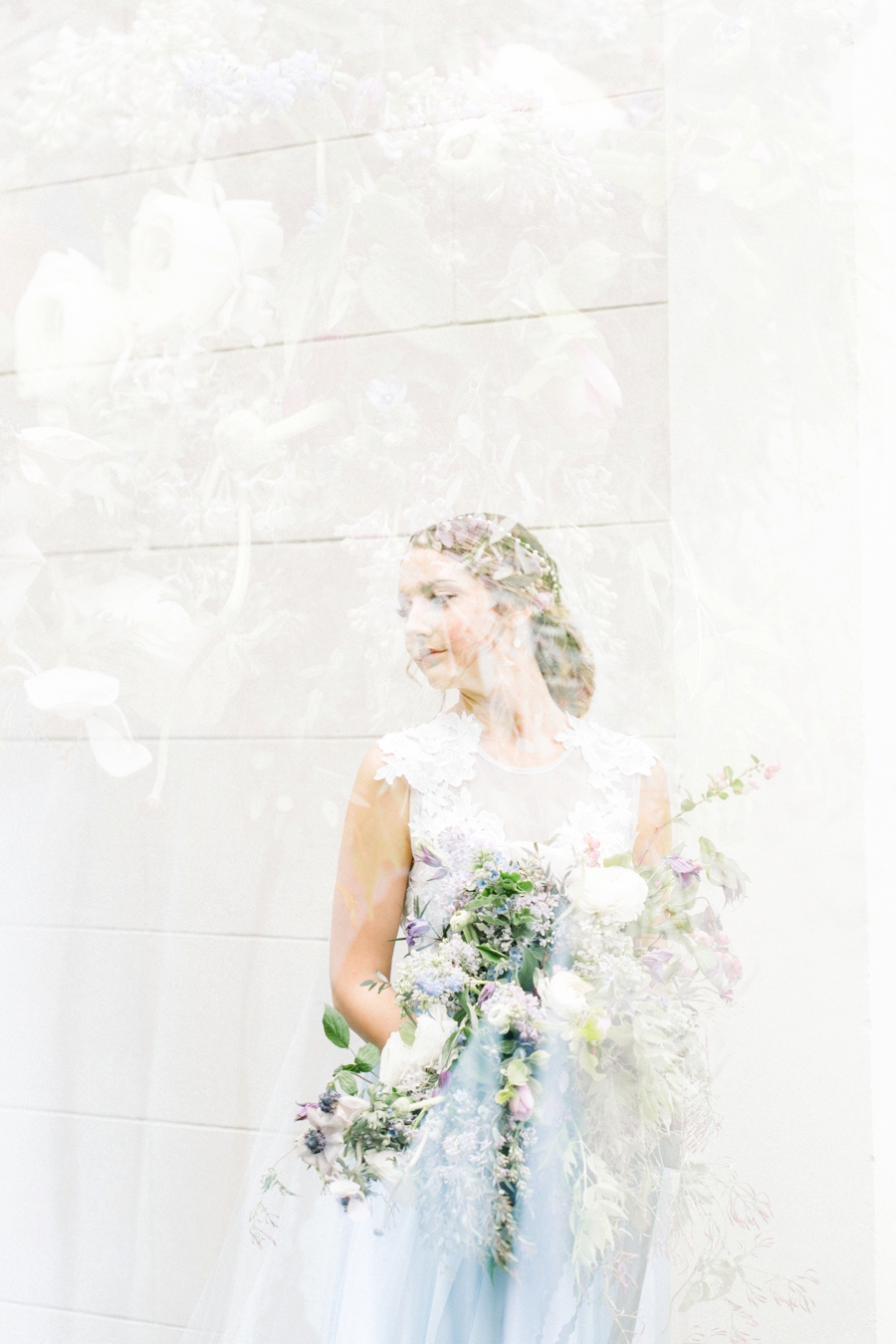 Organic Wedding Inspiration in Lavender and Blue via TheELD.com