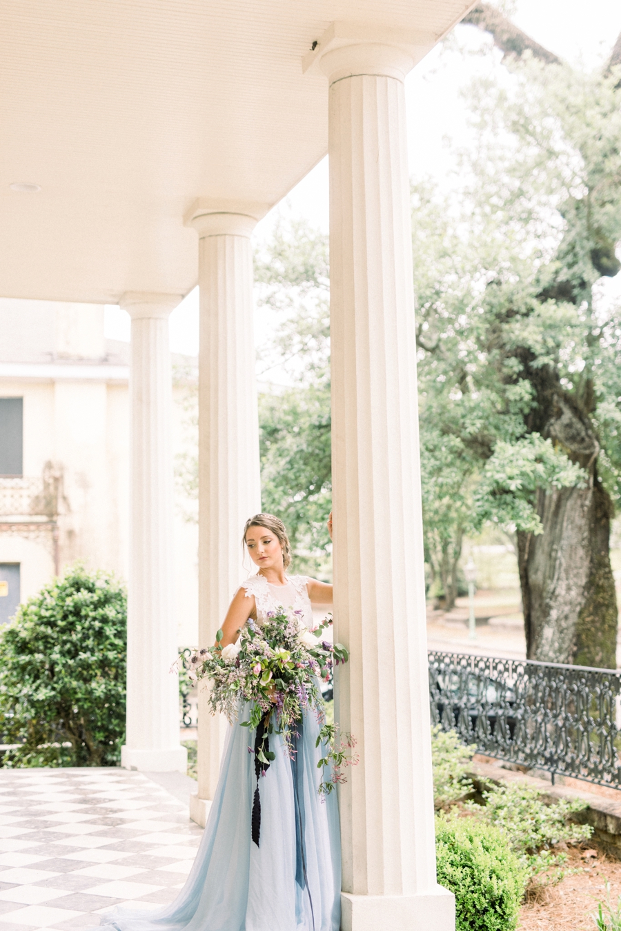 Organic Wedding Inspiration in Lavender and Blue via TheELD.com