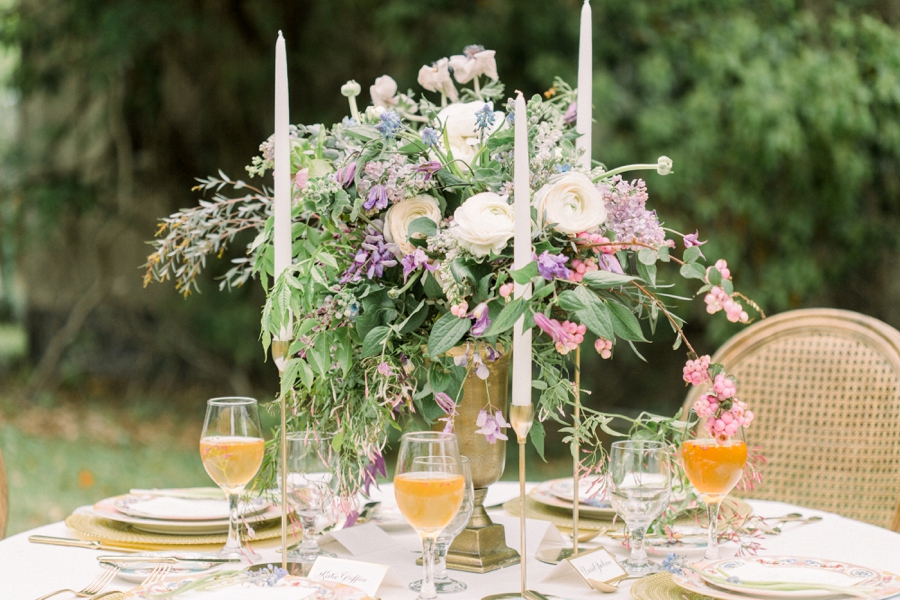 Organic Wedding Inspiration in Lavender and Blue via TheELD.com