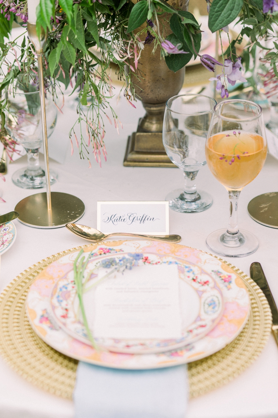 Organic Wedding Inspiration in Lavender and Blue via TheELD.com