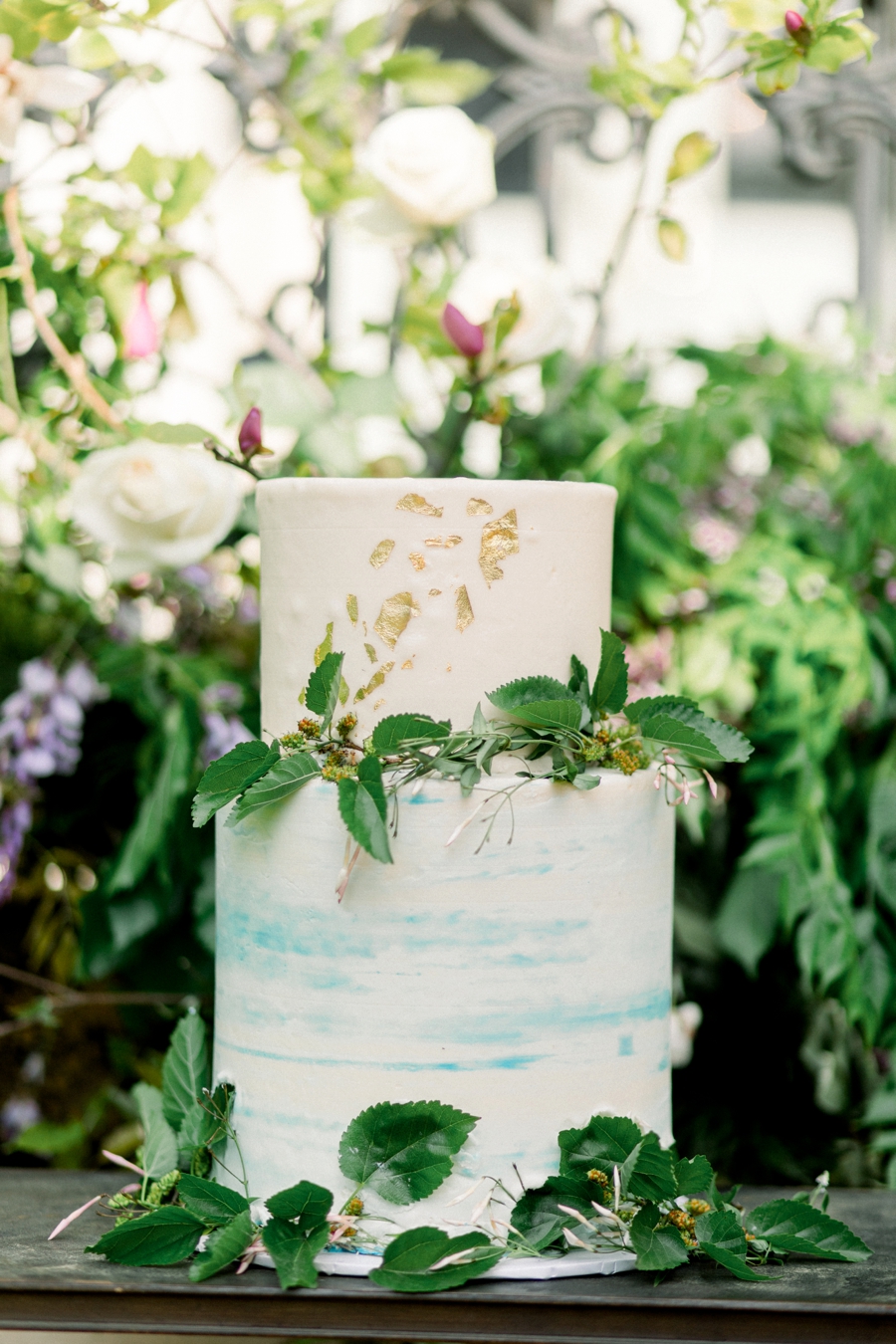 Organic Wedding Inspiration in Lavender and Blue via TheELD.com