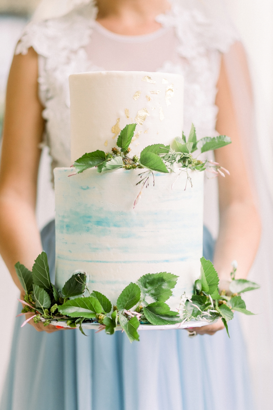 Organic Wedding Inspiration in Lavender and Blue via TheELD.com