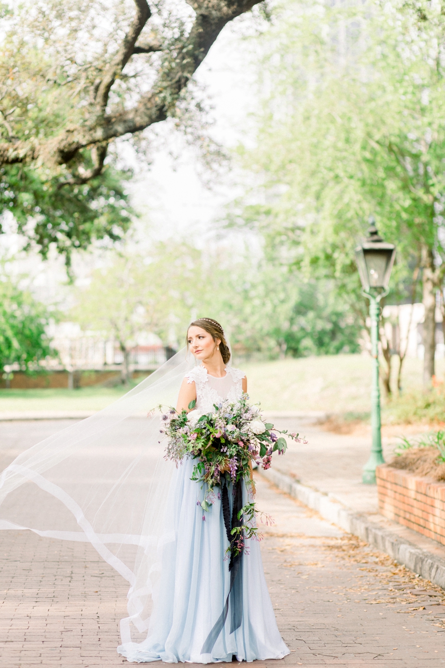 Organic Wedding Inspiration in Lavender and Blue via TheELD.com