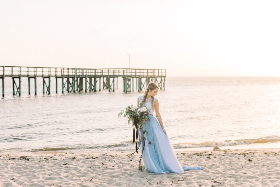 Organic Wedding Inspiration in Lavender and Blue via TheELD.com