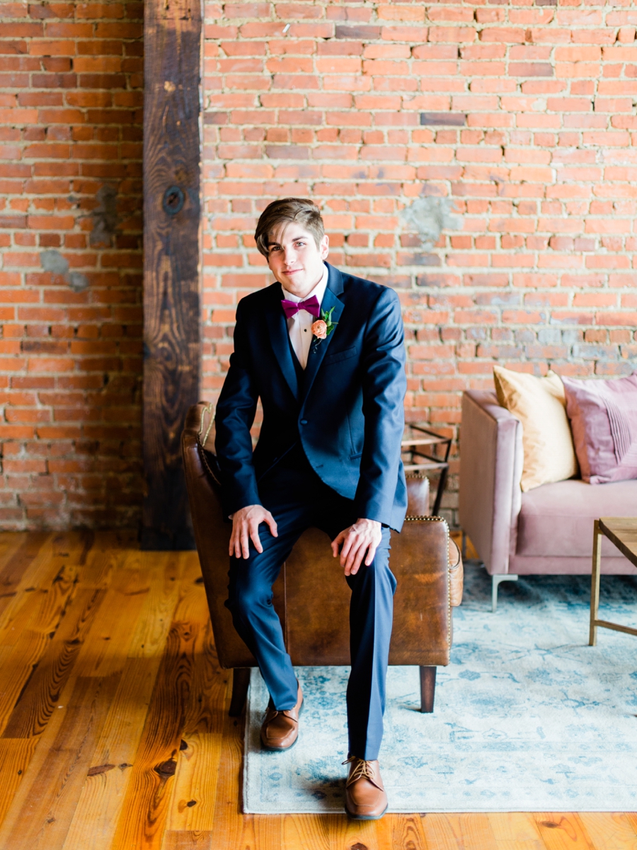 Vibrant & Industrial Wedding Inspiration via TheELD.com