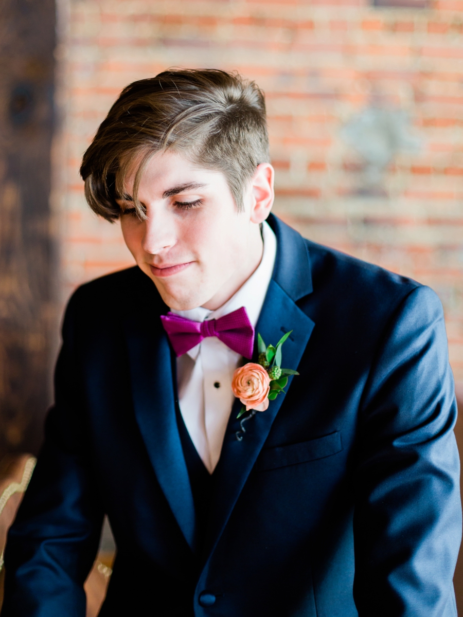 Vibrant & Industrial Wedding Inspiration via TheELD.com