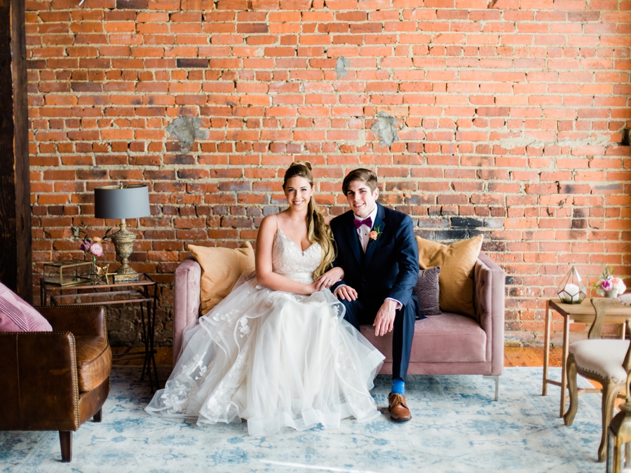 Vibrant & Industrial Wedding Inspiration via TheELD.com