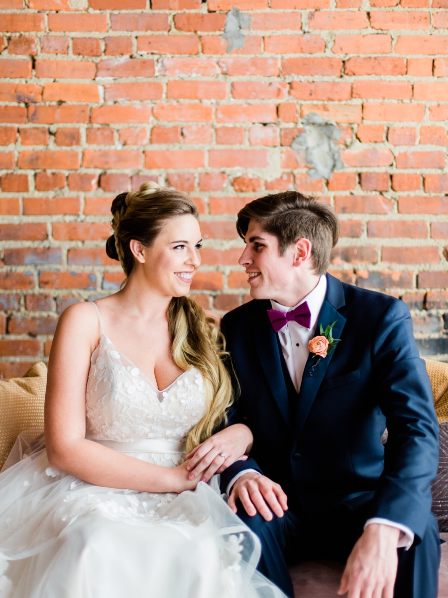 Vibrant & Industrial Wedding Inspiration via TheELD.com