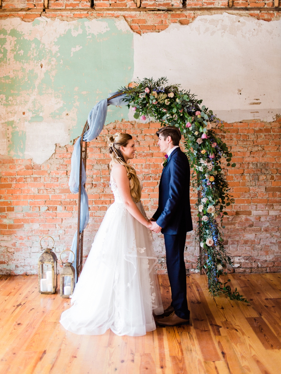 Vibrant & Industrial Wedding Inspiration via TheELD.com