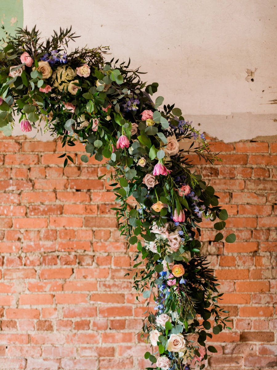 Vibrant & Industrial Wedding Inspiration via TheELD.com