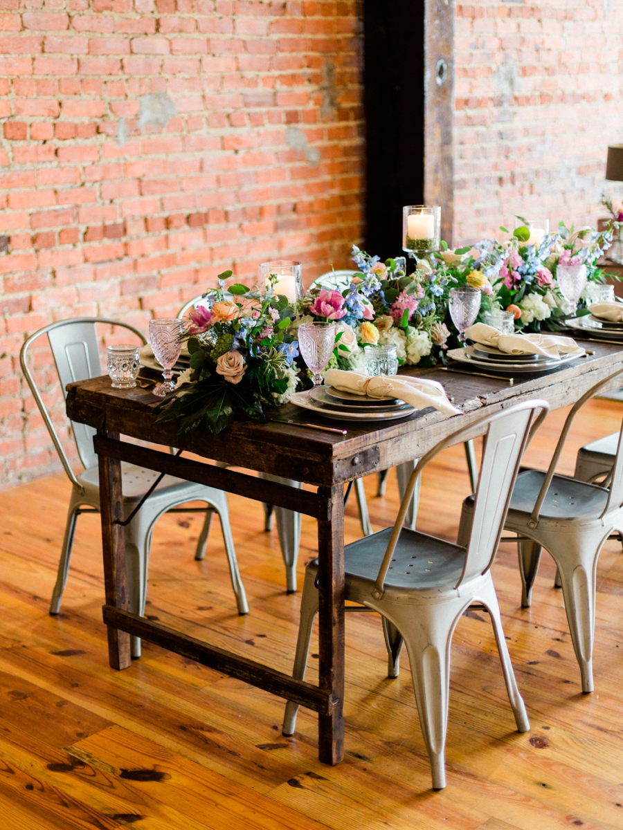 Vibrant & Industrial Wedding Inspiration via TheELD.com