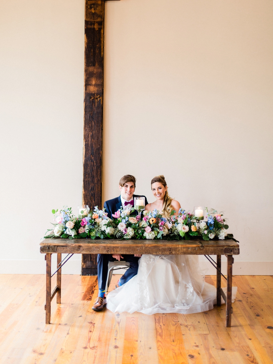 Vibrant & Industrial Wedding Inspiration via TheELD.com