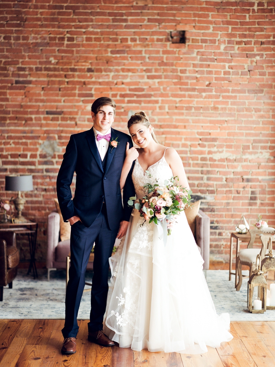 Vibrant & Industrial Wedding Inspiration via TheELD.com