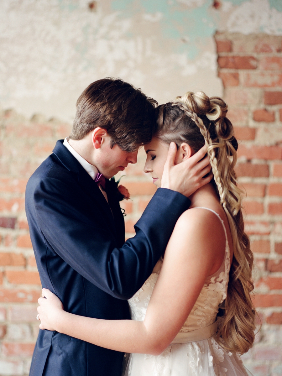 Vibrant & Industrial Wedding Inspiration via TheELD.com