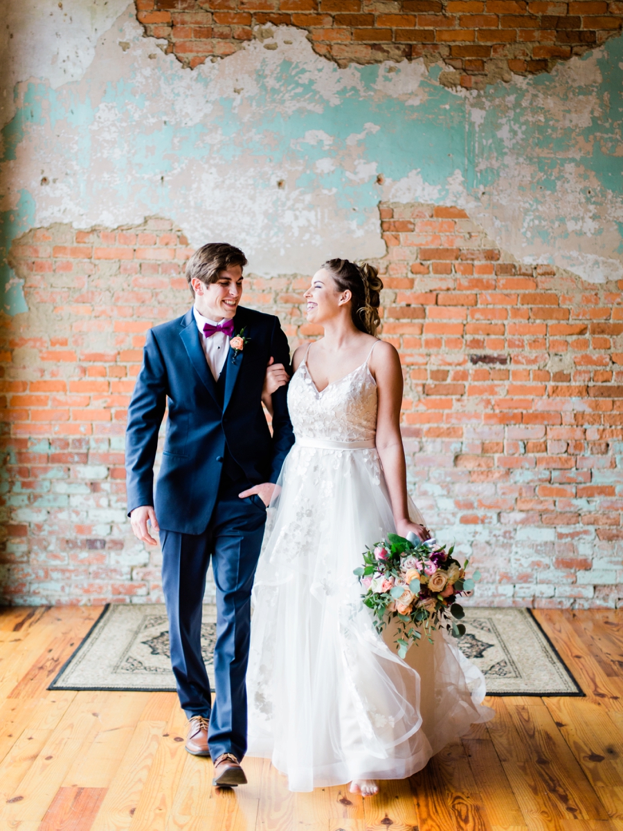 Vibrant & Industrial Wedding Inspiration via TheELD.com