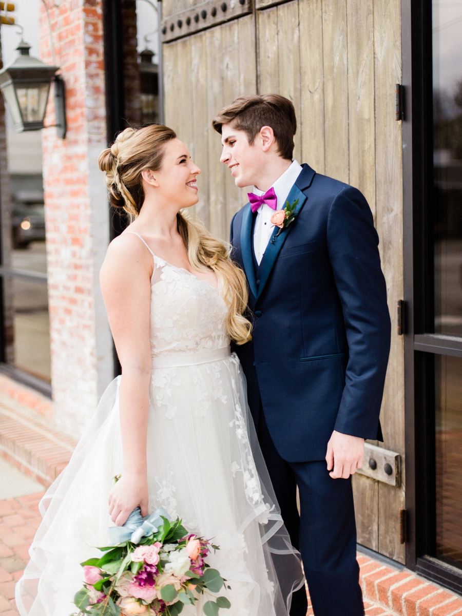 Vibrant & Industrial Wedding Inspiration via TheELD.com