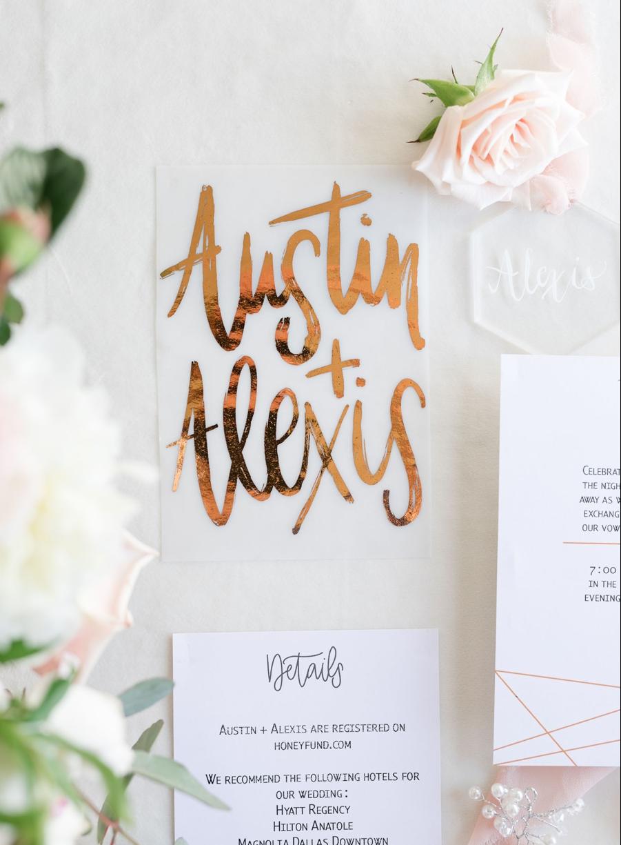 A Modern, Garden Inspired Wedding Design via TheELD.com