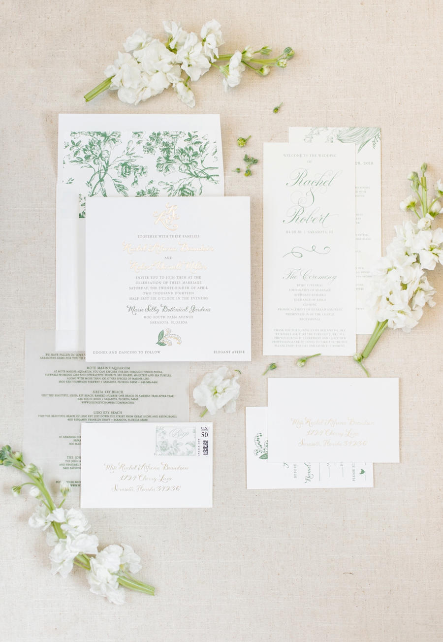 An Elegant Sarasota Garden Wedding via TheELD.com