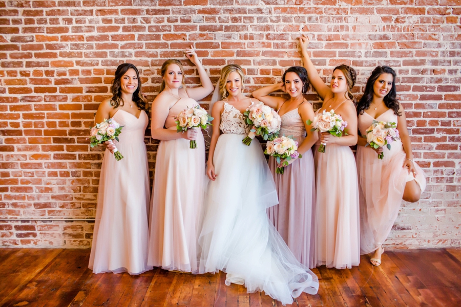 Romantic Blush Franciscan Gardens Wedding via TheELD.com