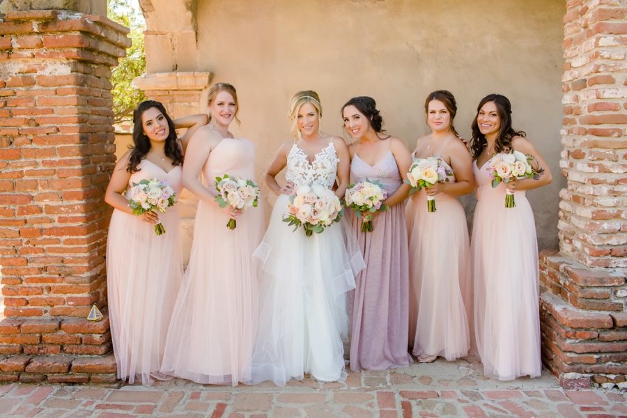 Romantic Blush Franciscan Gardens Wedding via TheELD.com