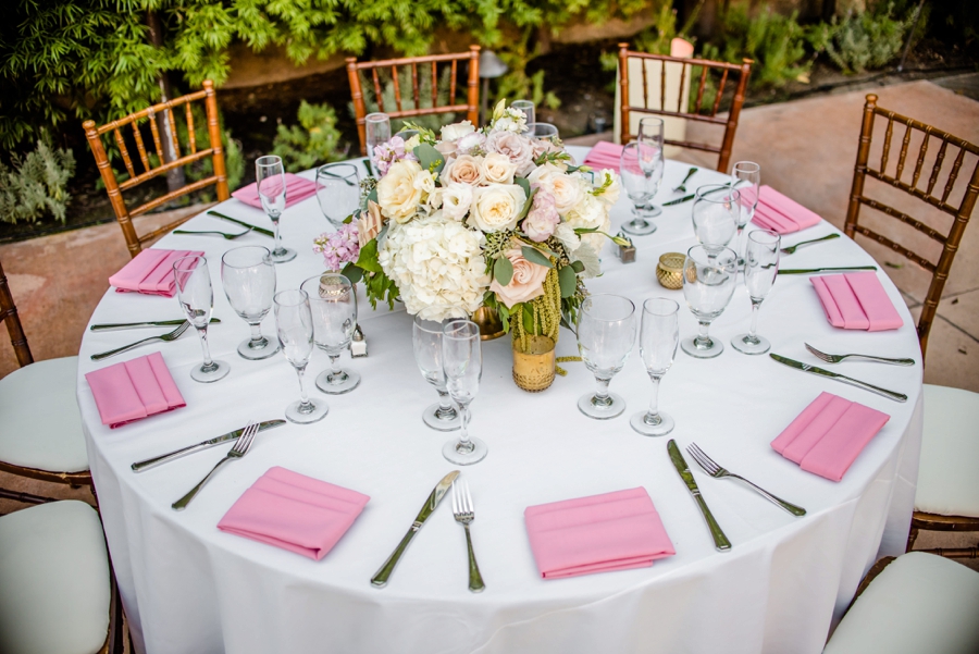 Romantic Blush Franciscan Gardens Wedding via TheELD.com