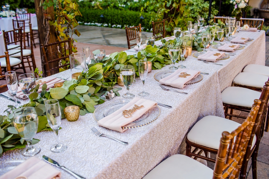 Romantic Blush Franciscan Gardens Wedding via TheELD.com