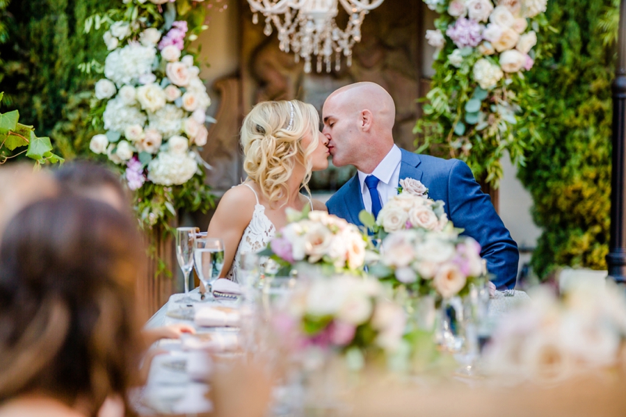 Romantic Blush Franciscan Gardens Wedding via TheELD.com