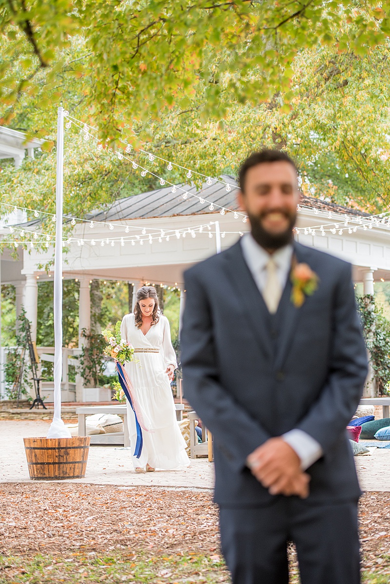 Intimate Jewel Toned North Carolina Wedding via TheELD.com