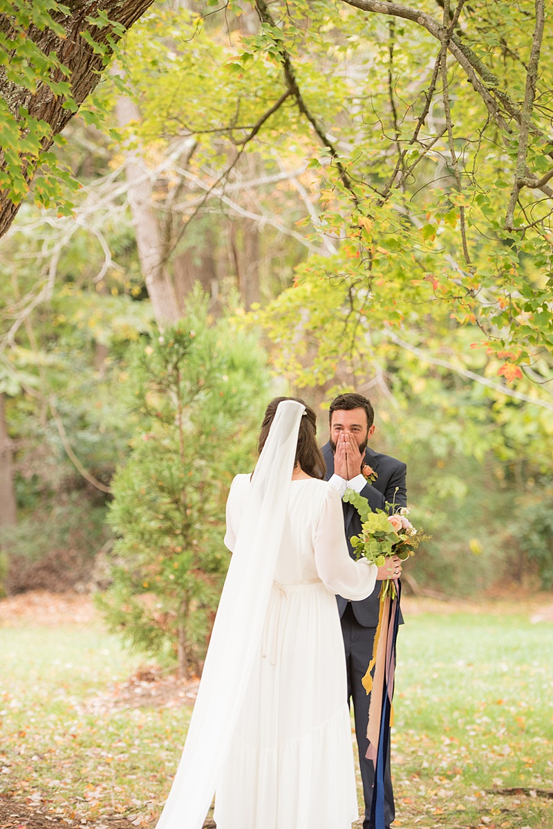 Intimate Jewel Toned North Carolina Wedding via TheELD.com