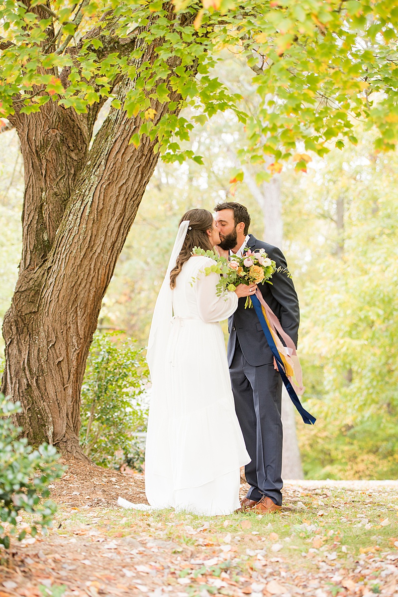 Intimate Jewel Toned North Carolina Wedding via TheELD.com