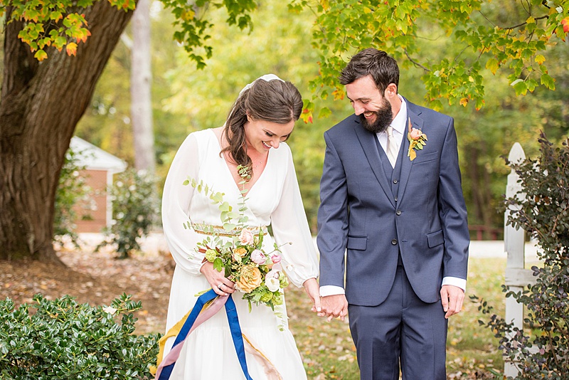 Intimate Jewel Toned North Carolina Wedding via TheELD.com