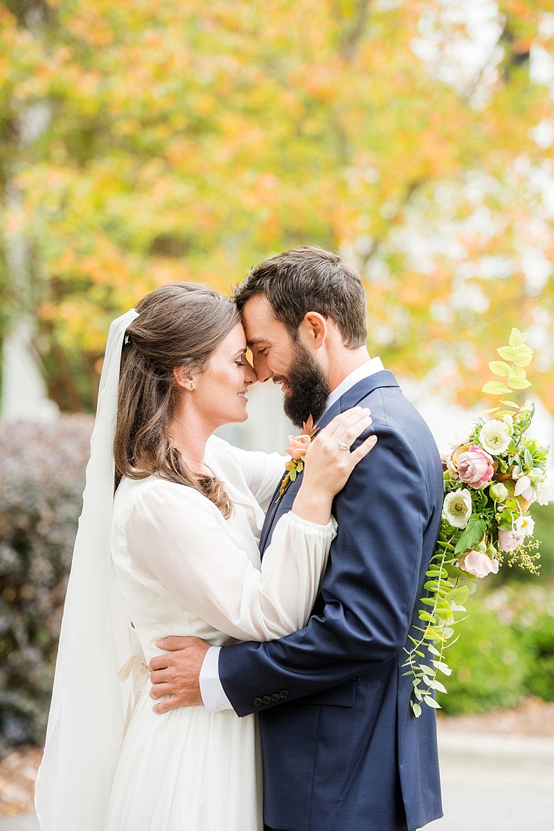 Intimate Jewel Toned North Carolina Wedding via TheELD.com