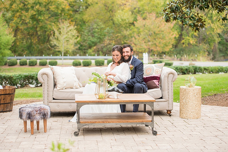 Intimate Jewel Toned North Carolina Wedding via TheELD.com