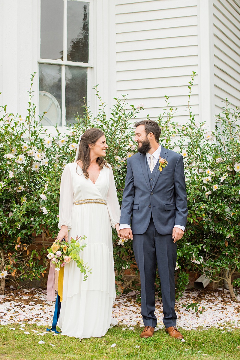 Intimate Jewel Toned North Carolina Wedding via TheELD.com