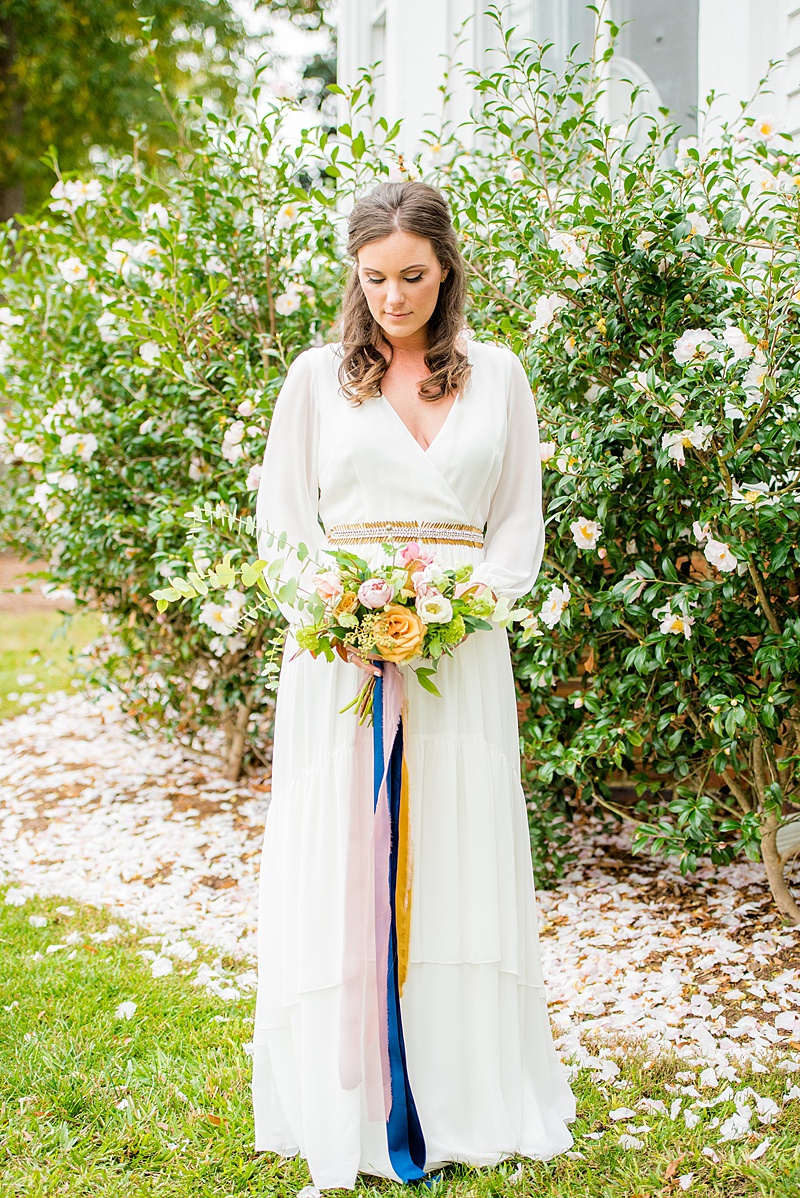 Intimate Jewel Toned North Carolina Wedding via TheELD.com