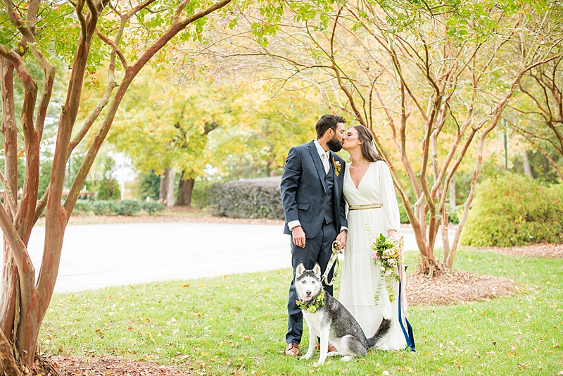 Intimate Jewel Toned North Carolina Wedding via TheELD.com