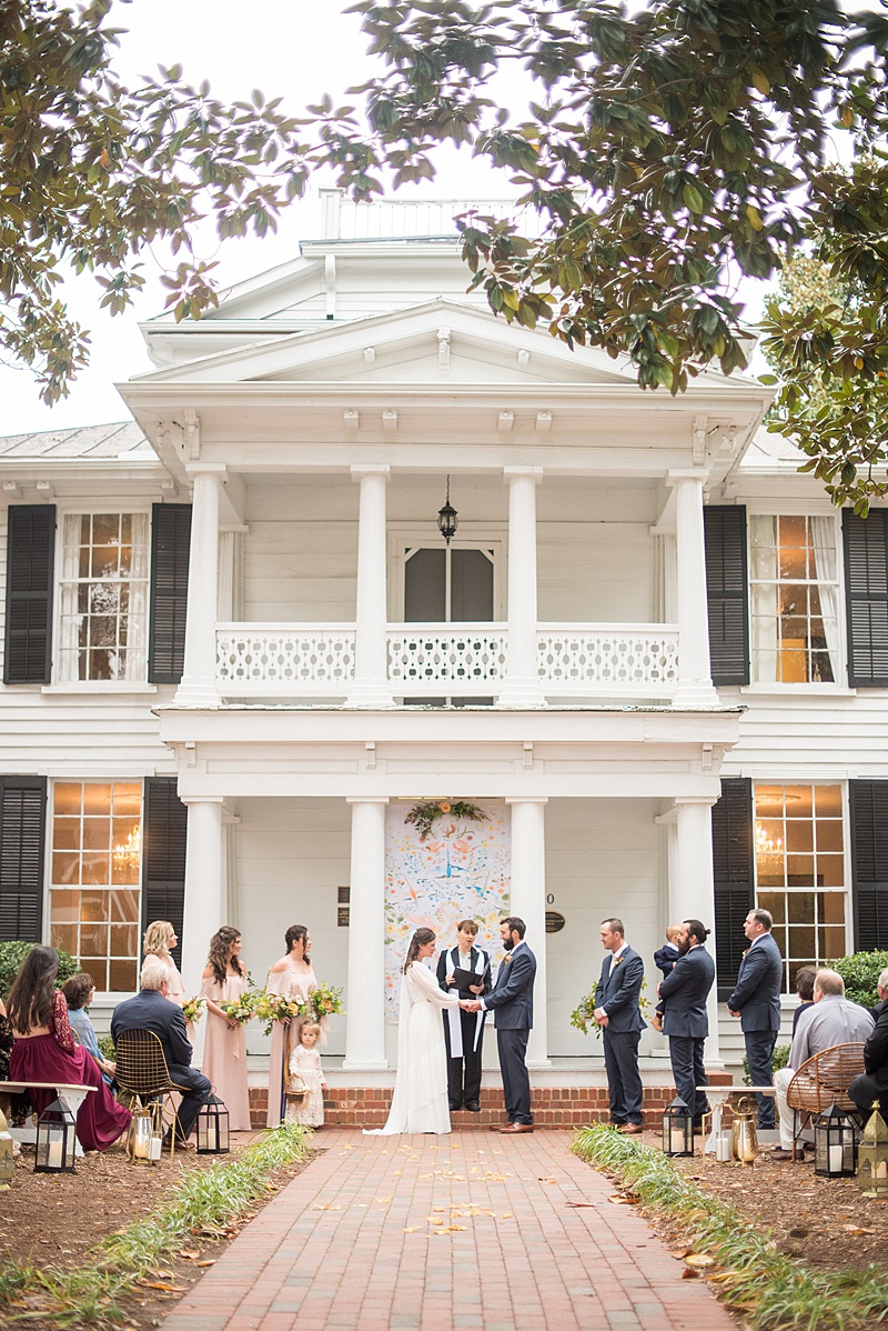 Intimate Jewel Toned North Carolina Wedding via TheELD.com