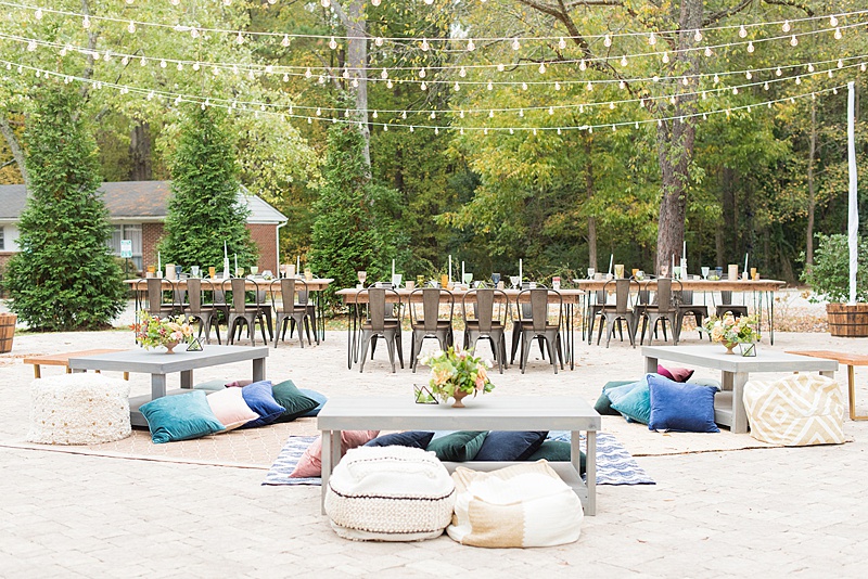 Intimate Jewel Toned North Carolina Wedding via TheELD.com