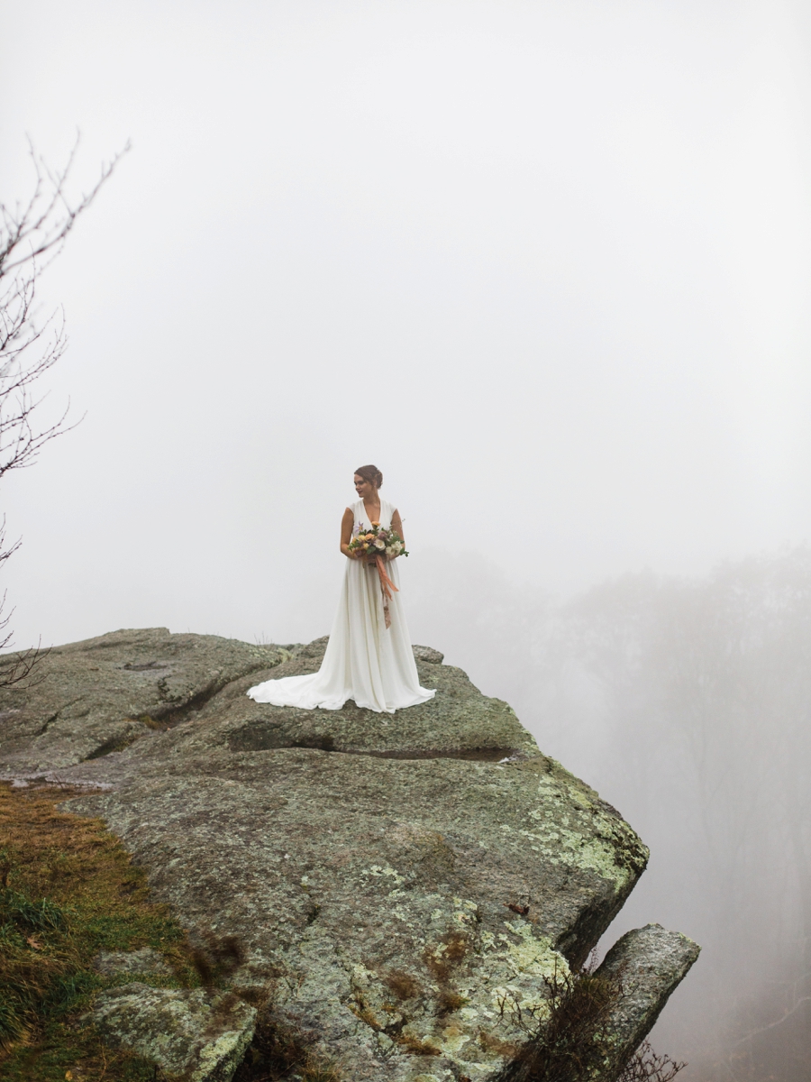 Organic Mountain Wedding Ideas via TheELD.com