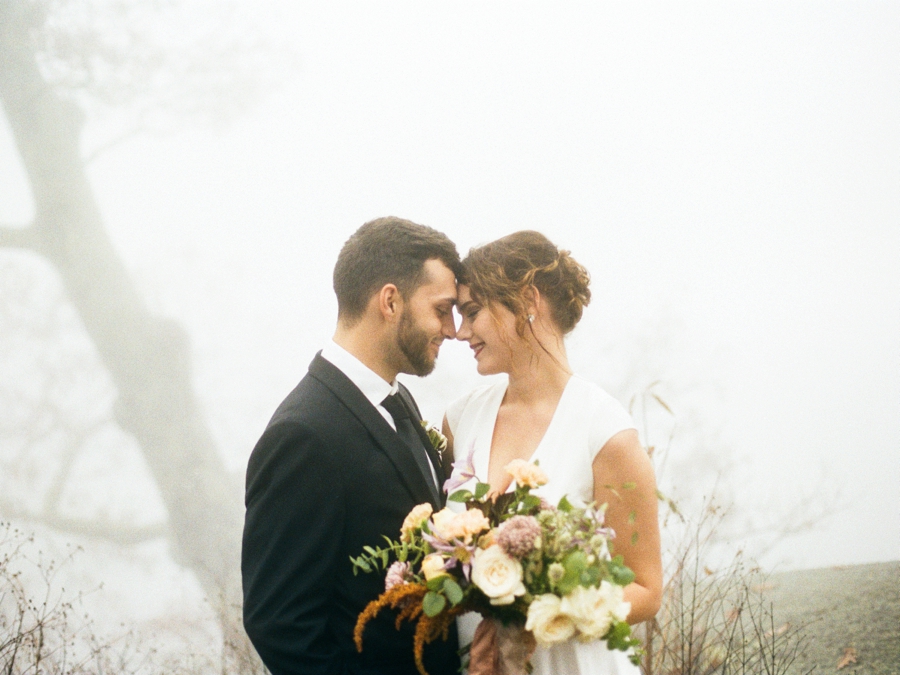 Organic Mountain Wedding Ideas via TheELD.com