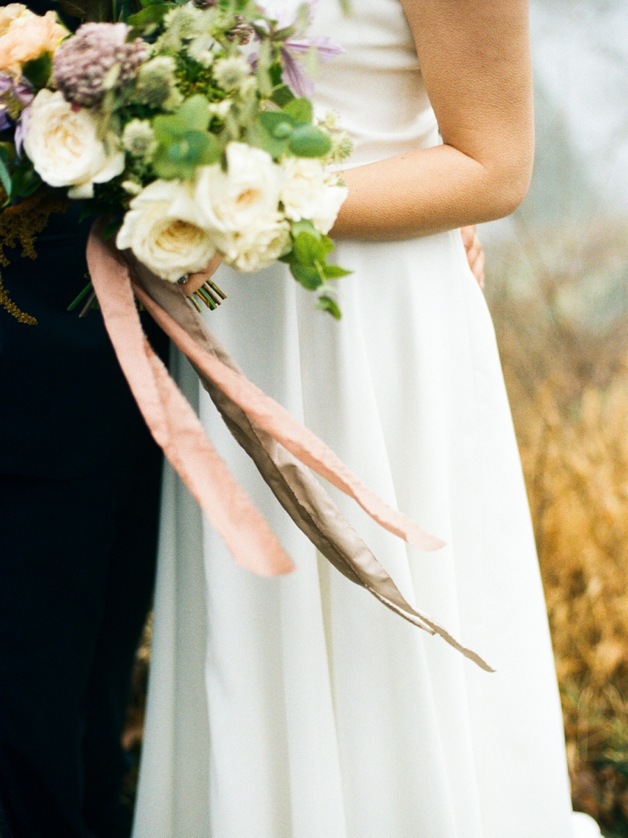 Organic Mountain Wedding Ideas via TheELD.com