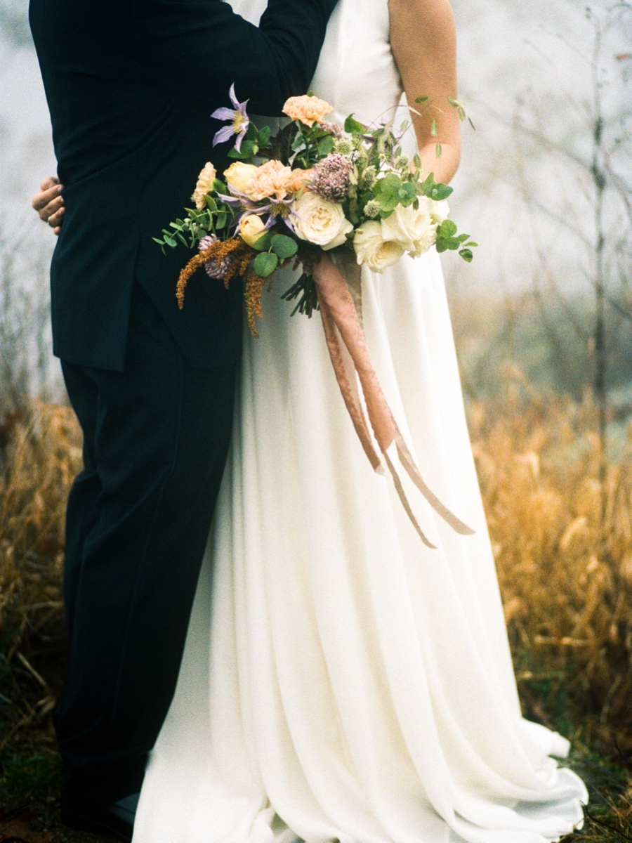 Organic Mountain Wedding Ideas via TheELD.com