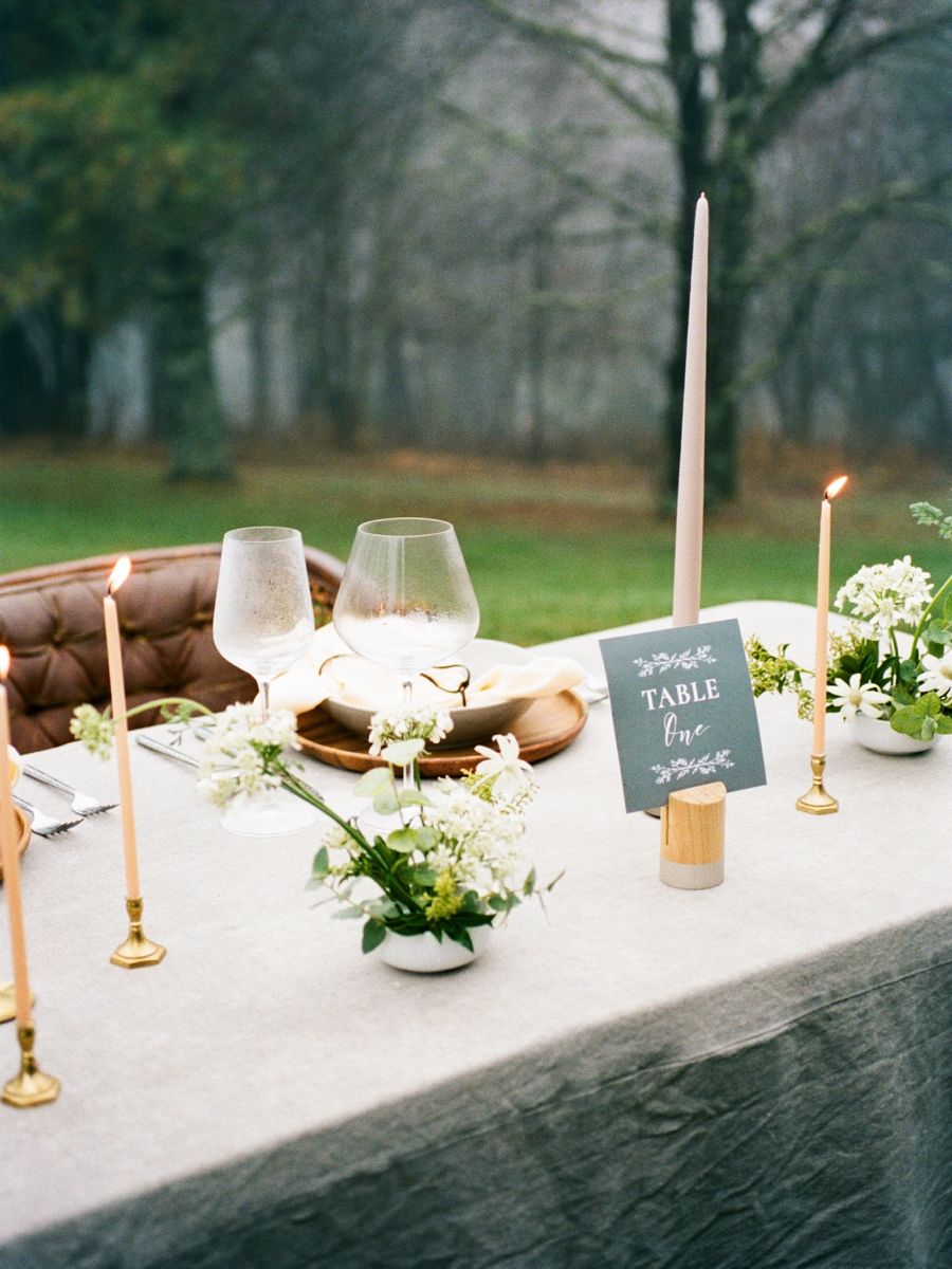 Organic Mountain Wedding Ideas via TheELD.com