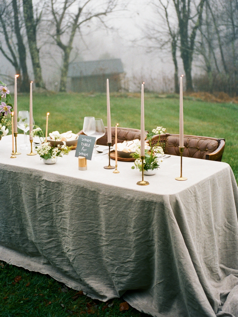 Organic Mountain Wedding Ideas via TheELD.com