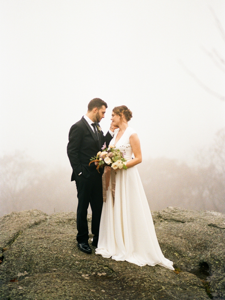 Organic Mountain Wedding Ideas via TheELD.com