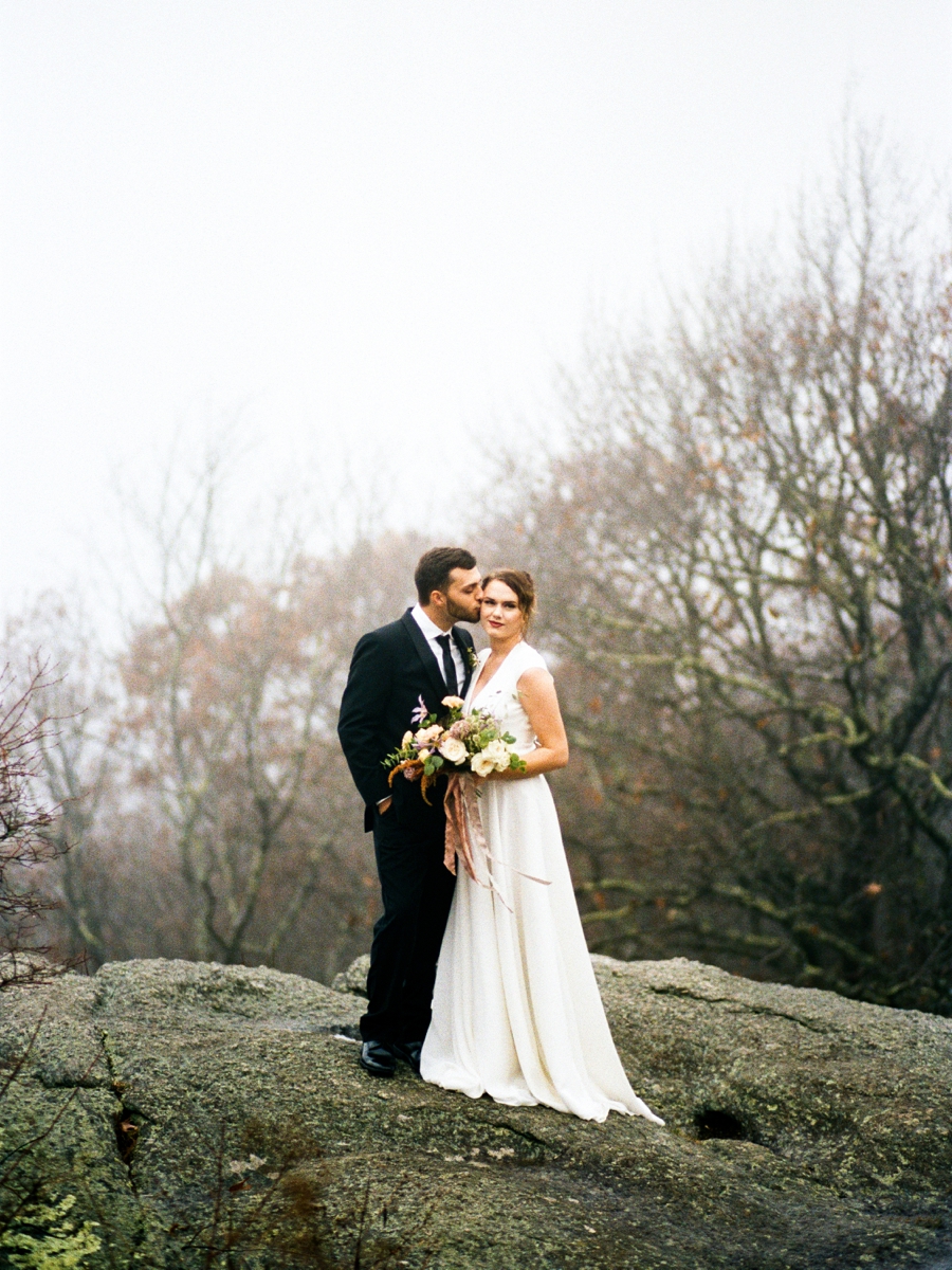 Organic Mountain Wedding Ideas via TheELD.com