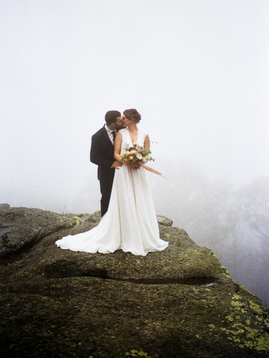 Organic Mountain Wedding Ideas via TheELD.com