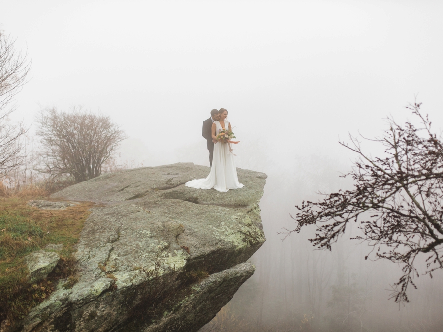 Organic Mountain Wedding Ideas via TheELD.com